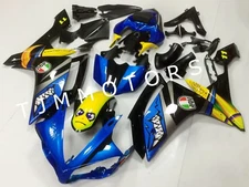 For YZF R1 07-08 Yellow Blue Shark ABS Injection Mold Bodywork Fairing Kit Cowl