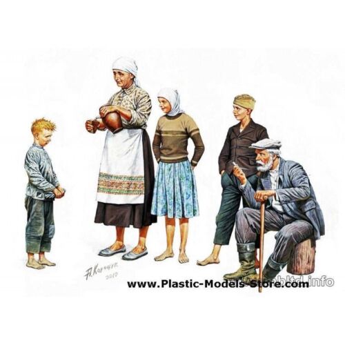 Master Box 3588 - 1/35 - Eastern Region Peasants WWII - Picture 1 of 8