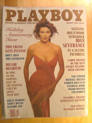 Playboy Magazine January 1990 Joan Severance PM Review Peggy