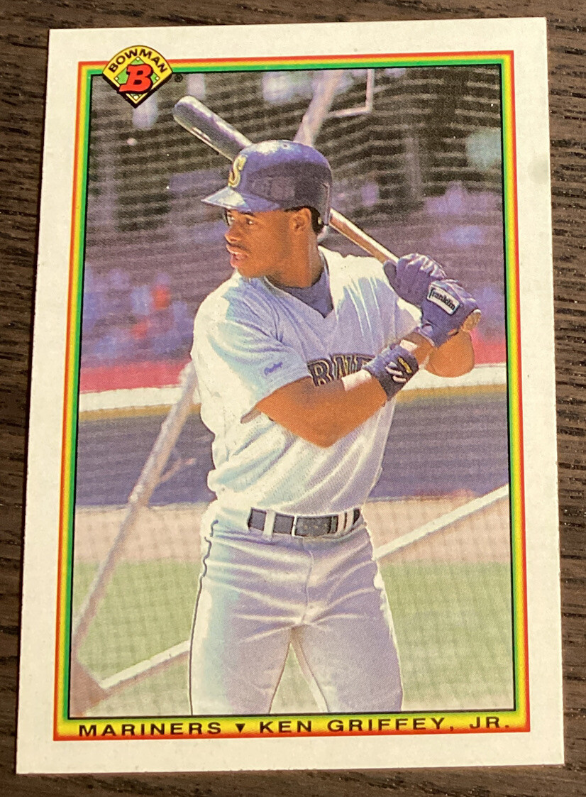 1990 Bowman Ken Griffey Jr. #481 Seattle Mariners! Mint! #984