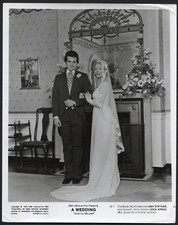 DESI ARNAZ Jr AMY STRYKER in A Wedding '78 BRIDE FROOM POSING