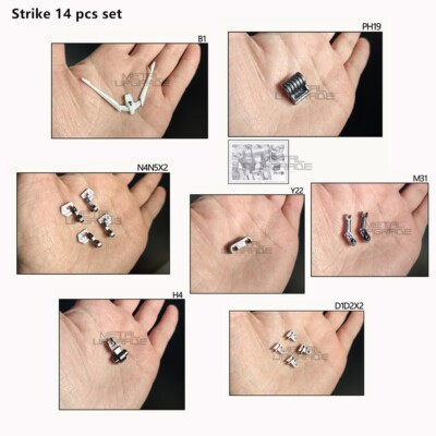 AE reinforced metal replace part 14 pcs set B1 D1 N4 H4 for PG 1/60 Strike model