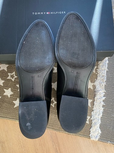 Tommy Hilfiger Ankle Boots Stiefeletten Stiefel Leder Schwarz Gr. 41 Top Zustand - Bild 9 von 10