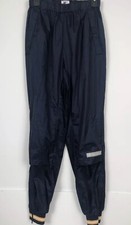 Vintage Navy Blue Champion Windbreaker Pants Joggers Zip Up Ankles Measurements
