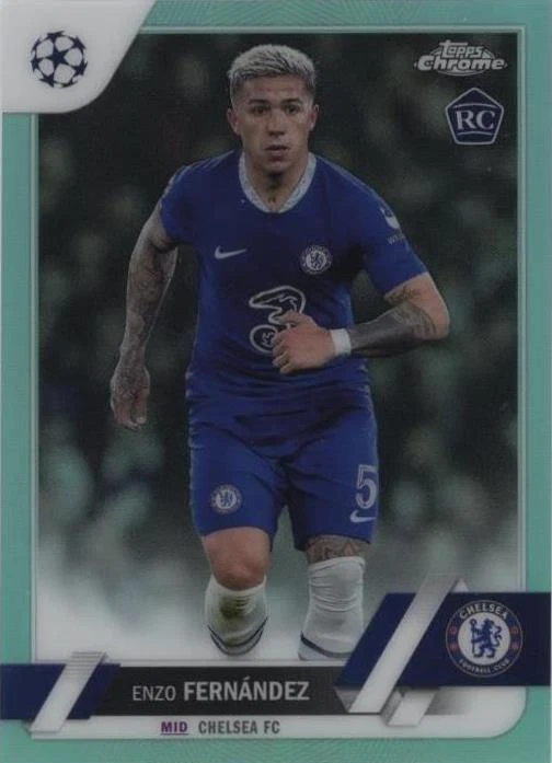2022-23 Topps Chrome UEFA Club Competitions Enzo Fernández #158