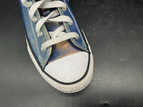 Scarpe alte Converse Chuck Taylor All Star 671467C glitter iridescenti US 5 - Foto 7 di 11