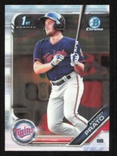 2019 Bowman Chrome ANTHONY PRATO 1st Year card MINNESOTA TWINS Baseball #101