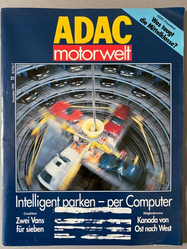 ADAC Motorwelt 1995-12 Ford Galaxy,VW Sharan,Citroen Xantia Break,Audi A 4 Avant