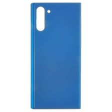Back Glass for Samsung Galaxy Note 10 Blue Aftermarket Replacement Repair