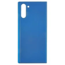 Back Glass for Samsung Galaxy Note 10 Blue Aftermarket Replacement Repair