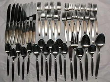 Oneida Frostfire Stainless Flatware Knife Fork Teaspoon Spoon Serving – Choice