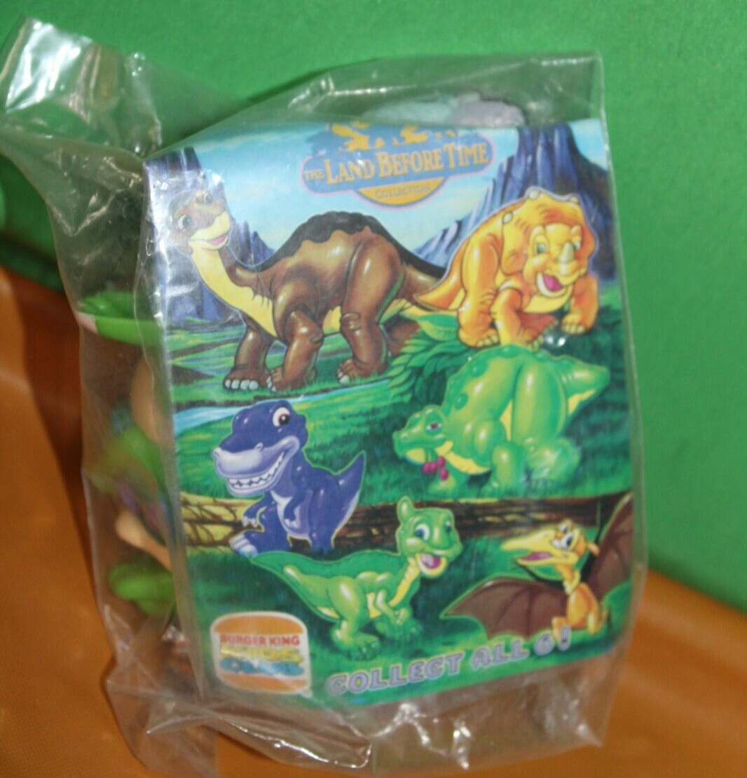 Vintage Burger King Kids Club The Land Before Time Dinosaur Toy In
