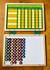 Melissa Doug Magnetic Responsibility Chore Chart for Kids Praise Magnets READ