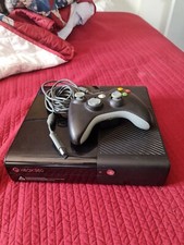xbox 360 e console black no HDD controller included no ac adapter