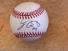JEAN SEGURA PHILLIES/MARLINS  SIGNED AUTOGRAPHED M.L. BASEBALL BECKETT AUTH