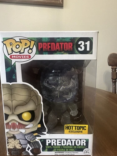 Funko Pop Predator Bloody Translucent 31 Hot Topic Exclusive Vinyl Figure Movies