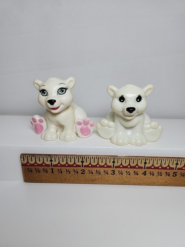 Lot of 2 MATTEL Barbie MAGIC OF PEGASUS SHIVER Polar Bear Figures 1 Bobblehead - Picture 4 of 7
