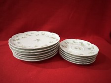 11-pc Vintage Haviland Limoges China Plate Set, Made In France, A1729
