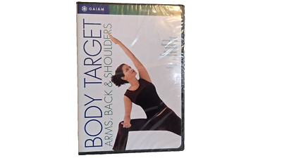 Body Target: Arms, Back & Shoulders Brand New DVD YOGA GAIAM 2003/ Rodney Yee