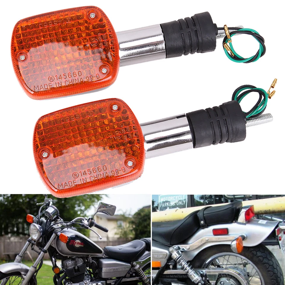 Luz de señalización de giro para motocicleta Honda Shadow 500 VT500C 700 VT700C 750 VT750C Foto 2 de 4