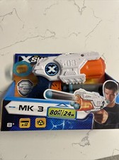 Zuru X-Shot MK3 12 Foam Darts Blaster Gun Tactical Toy Boys Age 8 New
