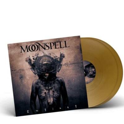 MOONSPELL - EXTINCT - GOLD VINYL - SIGNED BY ALL MEMBER - 100 COPIES  - NEW OVP