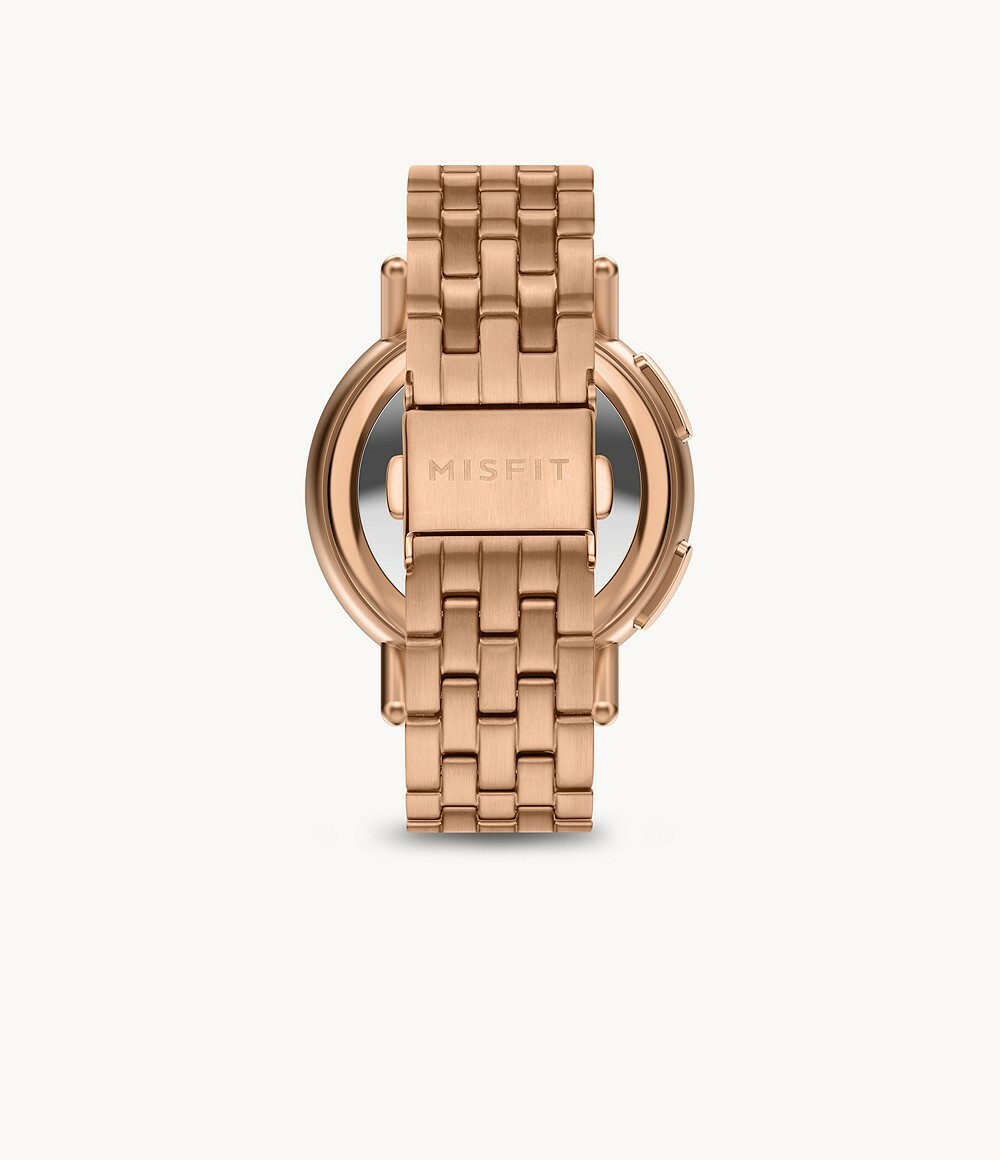 Misfit Path MIS5029 Hybrid Smartwatch Rose Gold Tone Watch for