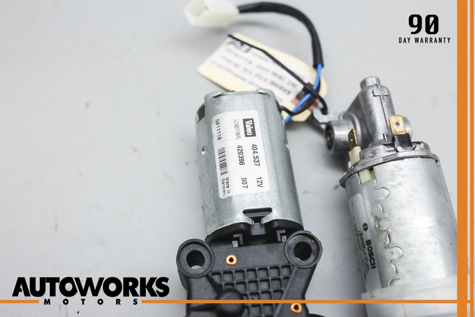 03-13 Maserati Quattroporte Front Right Seat Headrest Adjustment Motor Set OEM
