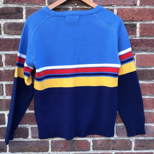 Striped Pullover Ski Sweater 