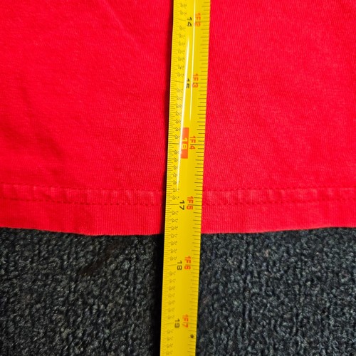 Vtg Walt Disney World Kids Small Mickey Mouse Logo Red Crewneck Shirt Tee V1a - Picture 8 of 8