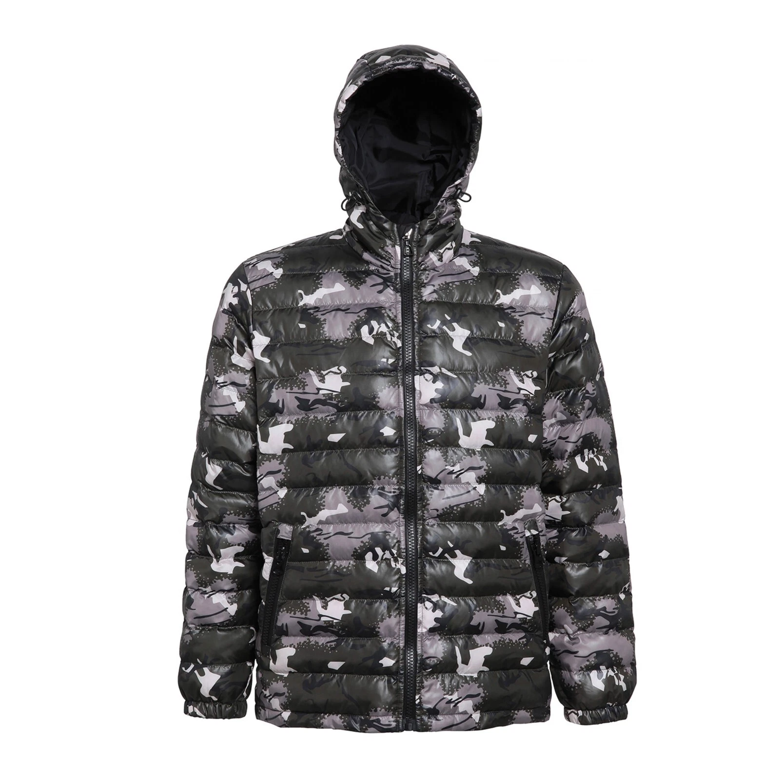 CAMO GREEN PADDED FISHING JACKET - **High Quality**