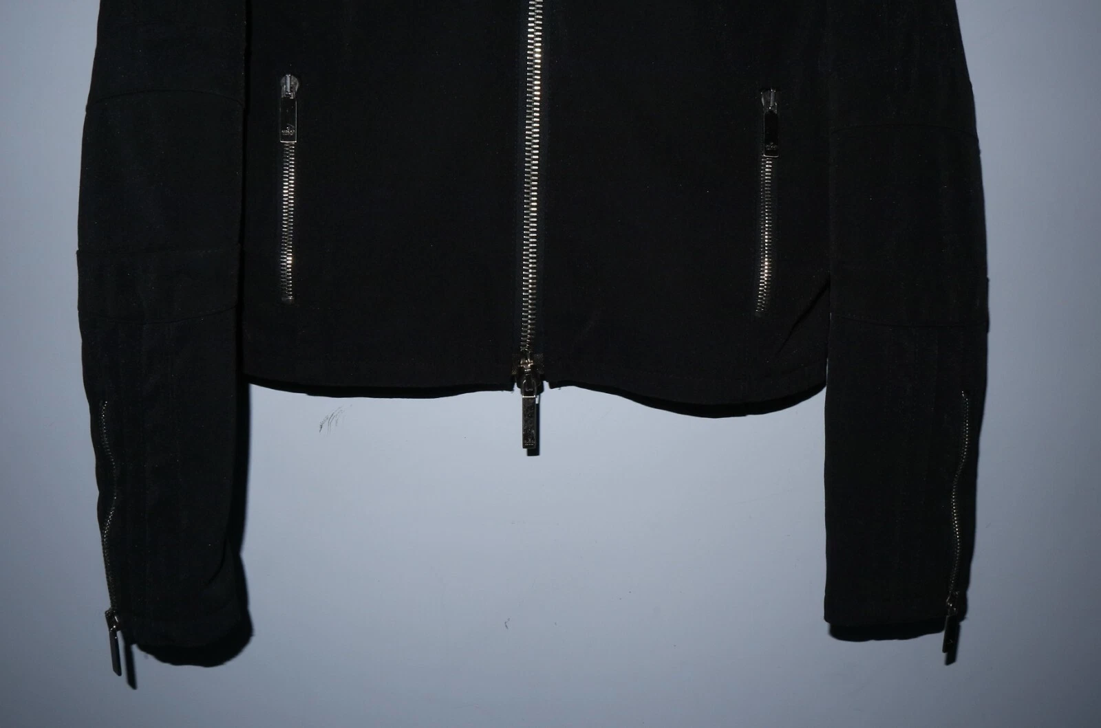 GUCCI giacca donna vintage nera poliammide elasticizzata taglia IT40