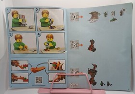 Instruction Manual Only for LEGO Ninjago Dawn Of Iron Doom Set 70626 Manual Only