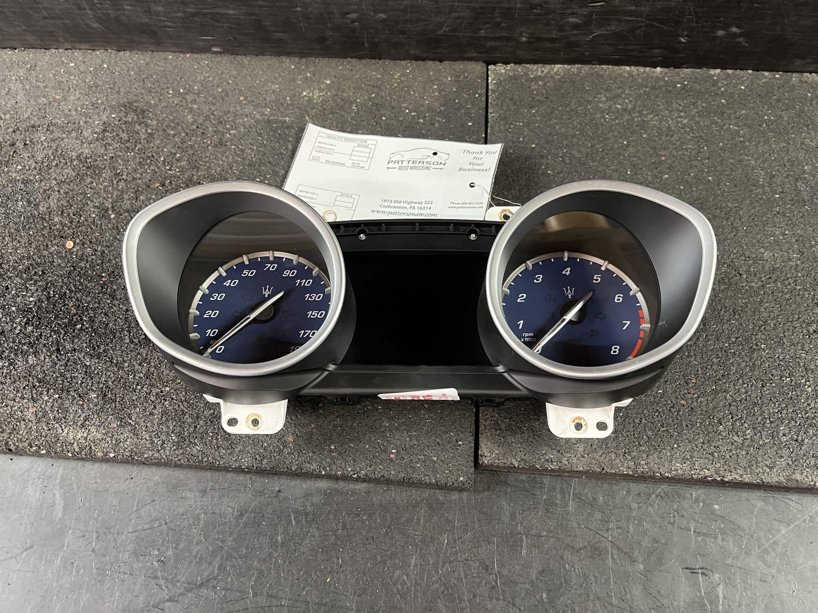 14-17 MASERATI GHIBLI SPEEDOMETER INSTRUMENT DASH GAUGE CLUSTER 15K ID 670031671