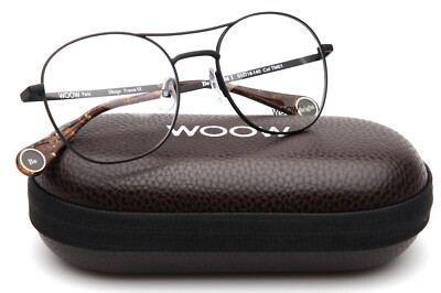 NEW WOOW Be Bright 1 Col TM01 Matt Black EYEGLASSES 51-18-140 B48mm