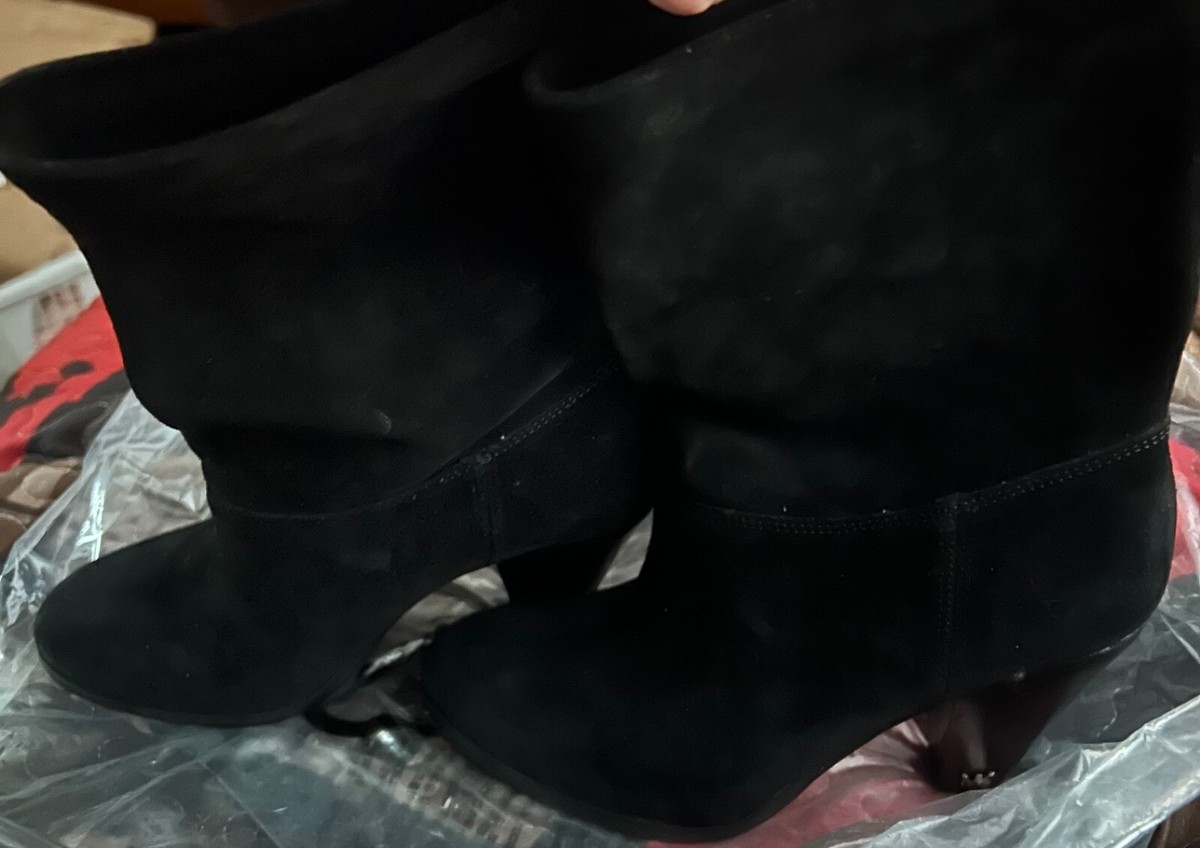 Michael Kors Divia Black Suede Size New Ankle Boot