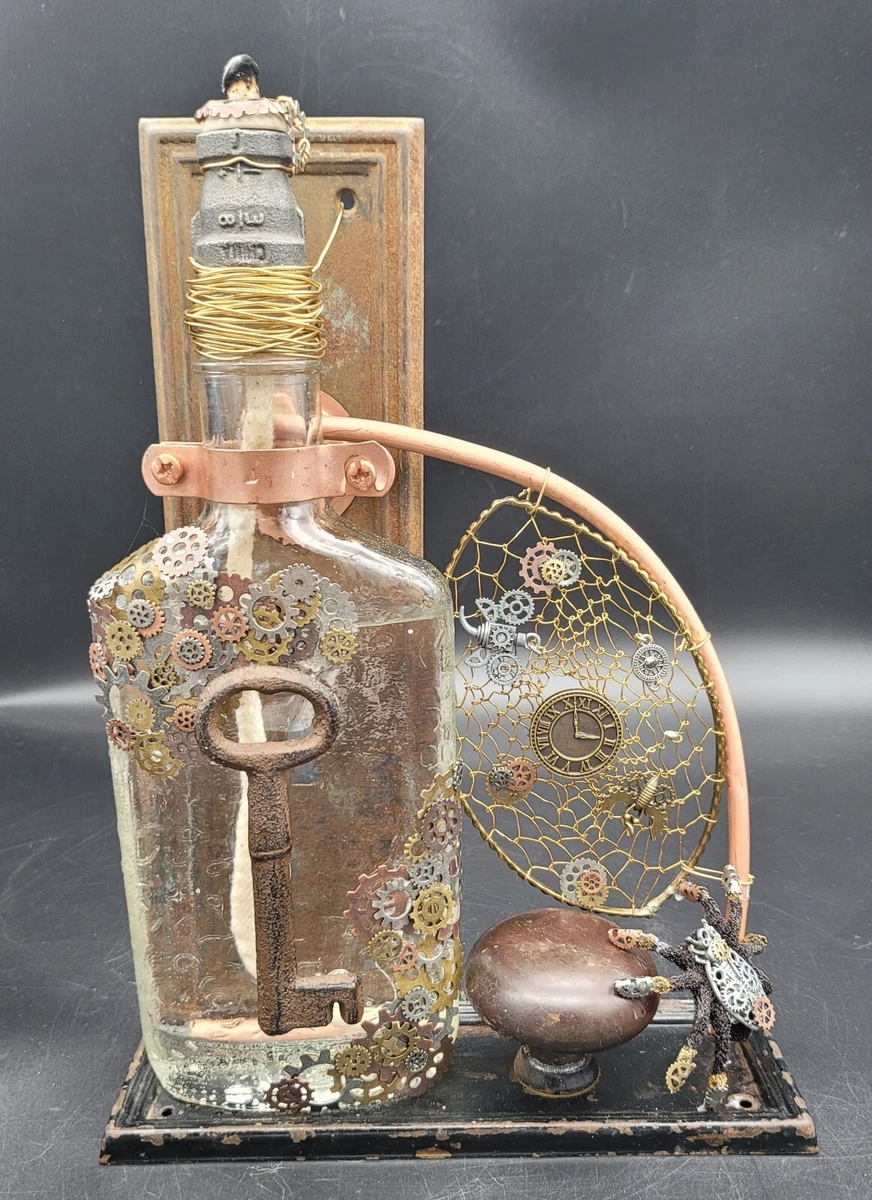 Steampunk oil lamp deals