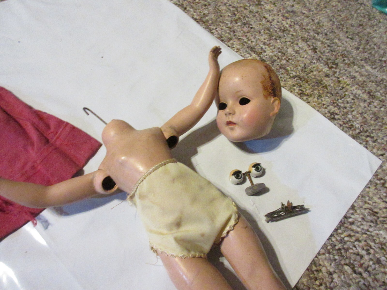 VINTAGE TOY DOLL FOR REPAIR DOLL PARTS eBay