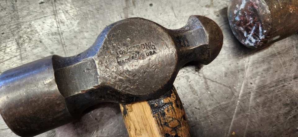 3 件复古 2 件 Armstrong 1x Stanley 16 盎司 x 13 英寸长球锤 — 第 2/4 张图片