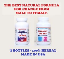 Natural change Male to Female capsules 2 Bottles - MADE IN USA