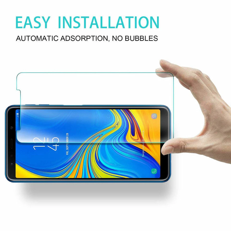 Real Tempered Glass Guard Screen Protector Film For Samsung J5 J4 J6 J8 A6 A8 S7 - Image 3 of 4