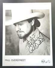 Paul Overstreet Country Music Singer Hand Signed Photo 8X10