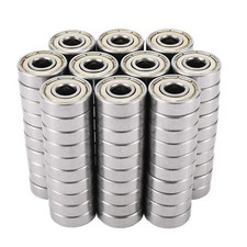 608-ZZ Ball Bearing 8x22x7 Two Side Metal Shield Miniature Deep Groove 100pcs 