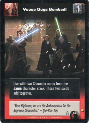 Young Jedi CCG - MODM - Yousa Guys Bombad! #64