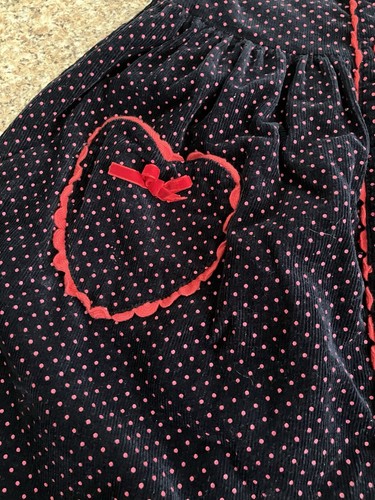 Blueberi Boulevard dunkelblau Cordury rot gepunktet Herz Taschen überbacken Gr. 4 - Bild 2 von 11