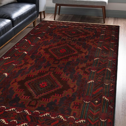 Traditional Hand Woven Oriental Carpet, 4'0x6'4 Tribal Bed Rooms Area Rug G29253 - Picture 2 of 8