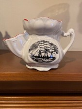 VTG Old Foley Porcelain Shaving Mug James Kent Rainbow Clipper Ship RARE EUC