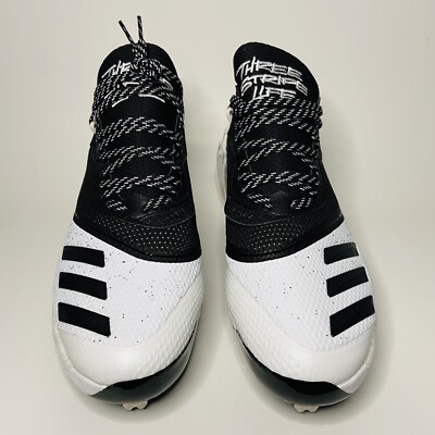 Size 13 - adidas Icon 5 White Black for sale online | eBay