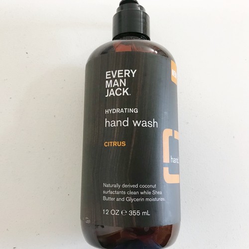 Every Man Jack Citrus Vegan 12oz Moisturizing Hydrating Hand Wash Soap