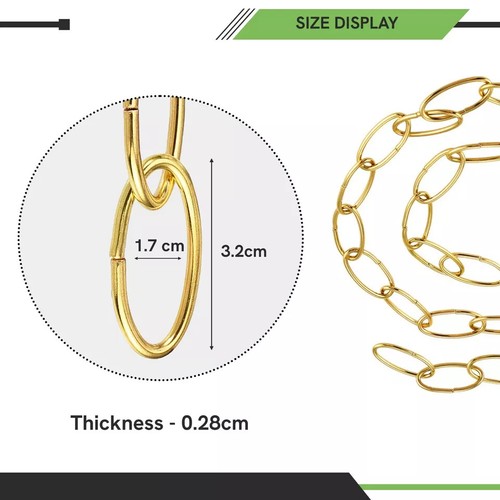 Cadena de luces de araña 32 mm x 17 mm para iluminación luces de techo luces colgantes - Imagen 10 de 32